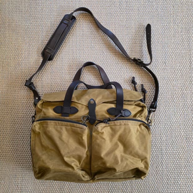 Filson 필슨 경량화 왁스드 코튼 켄버스 필드백 가방
