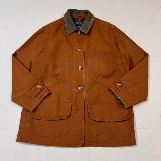 M) 랜즈엔드 코듀로이 반 코트 헌팅 자켓