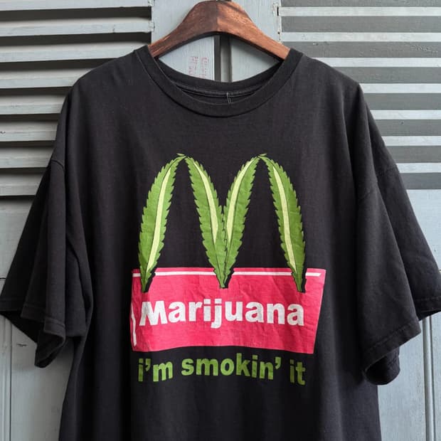 [2XL]USA 빈티지 맥도날드 패러디 티셔츠