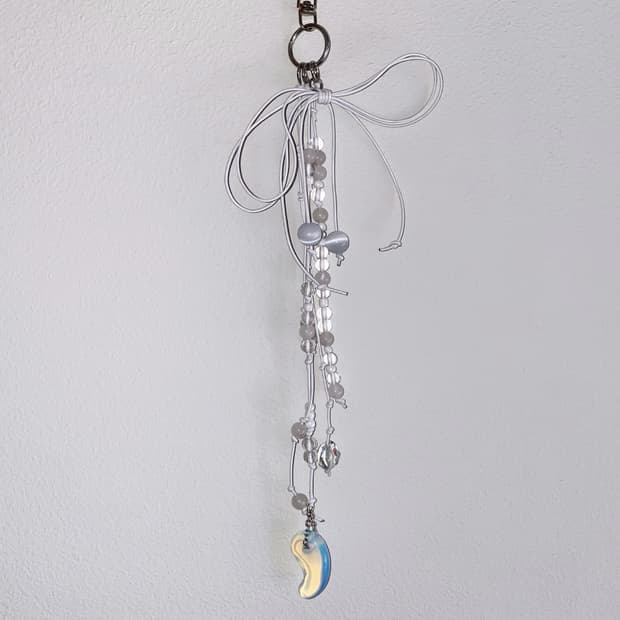 White Noise Keyring