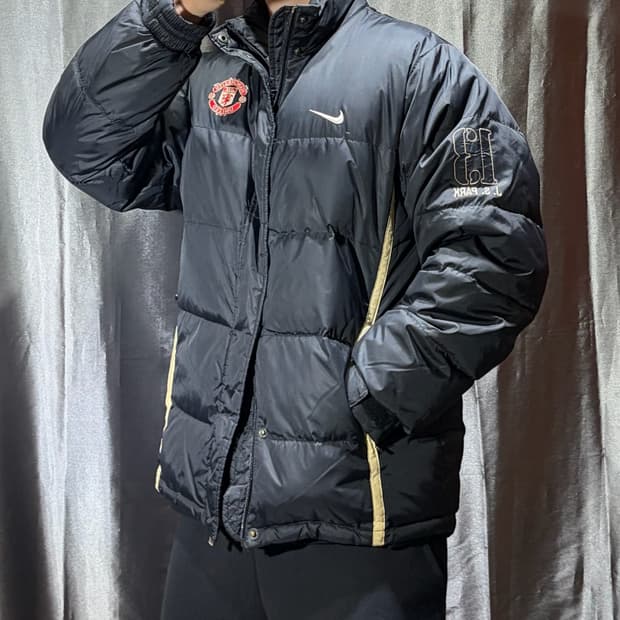 M 나이키 13 박지성 맨유 스우시 골드라인 패딩