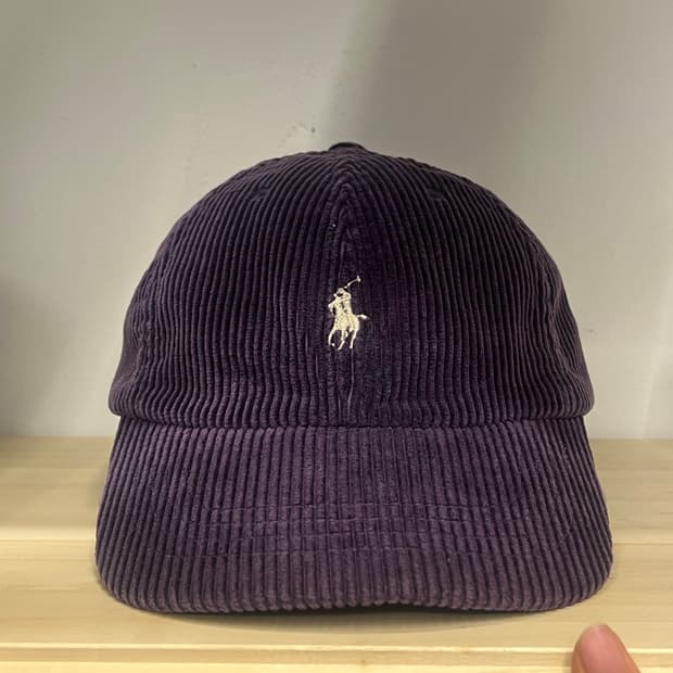 폴로 코듀로이 볼캡