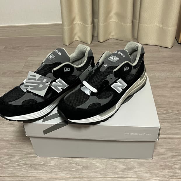 (새상품) 뉴발란스 992 블랙 그레이