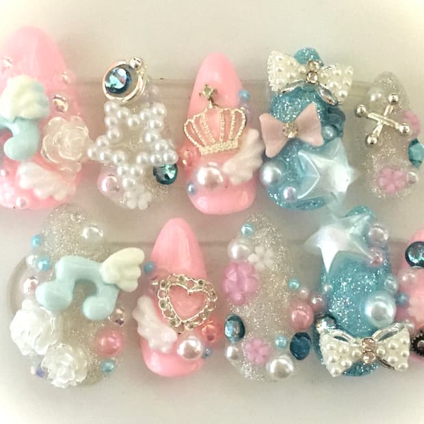 수제 네일  (*◡̎*)⁼³₌₃