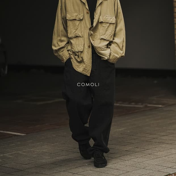 [3] 코모리 comoli 25ss BDU 실크 자켓 셔츠 카키