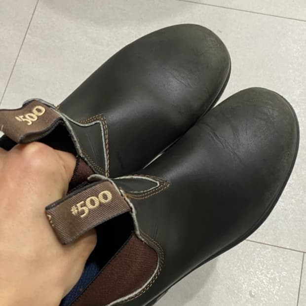 [블런드스톤] 워크웨어 레더 첼시부츠 / 브라운