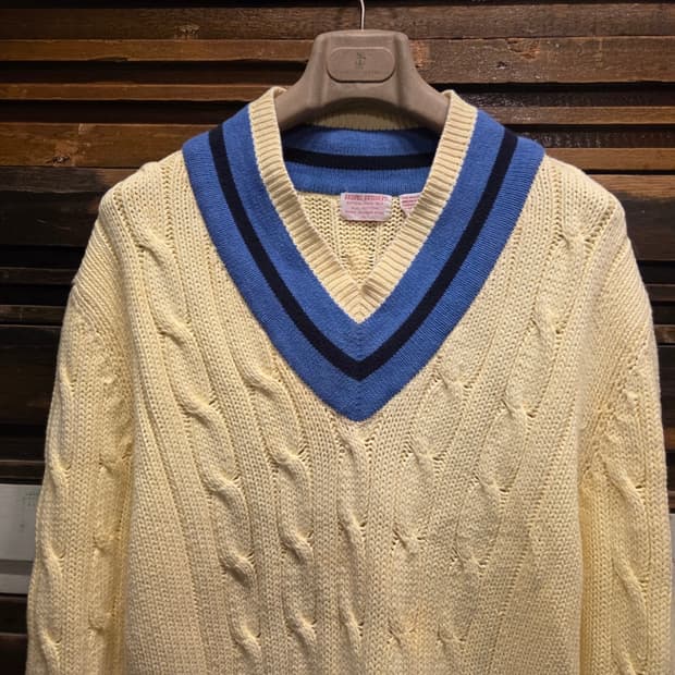 브룩스 브라더스 케이블니트