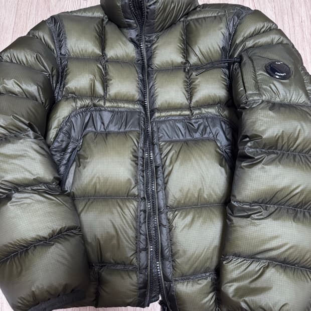 cp컴퍼니 dd쉘 논후드 그레이프 리프 그린 s사이즈