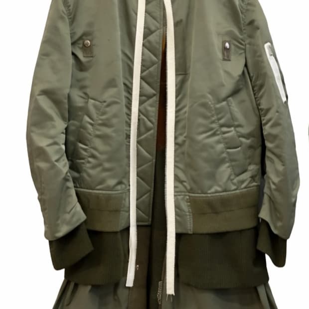 Sacai 20AW 나일론 트윌 코트 자켓 20-02354M 4사이즈