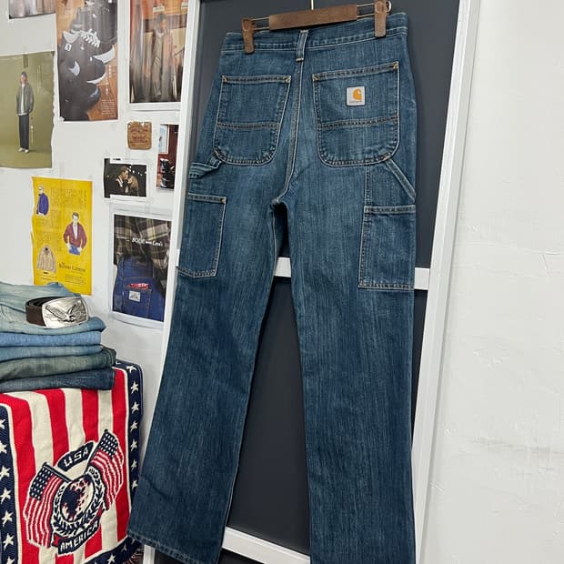 Carhartt 칼하트 릴렉스드 핏 카펜터 데님 팬츠