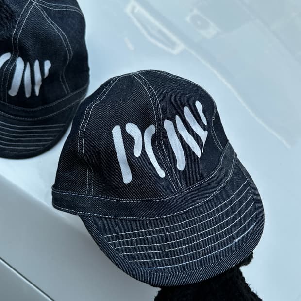 데님 6패널 워크캡 