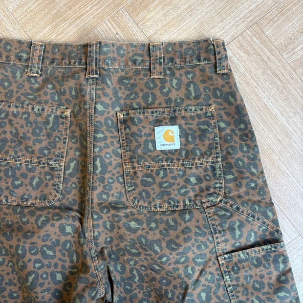S 칼하트 WiP 레오파드 타마린드 팬츠
