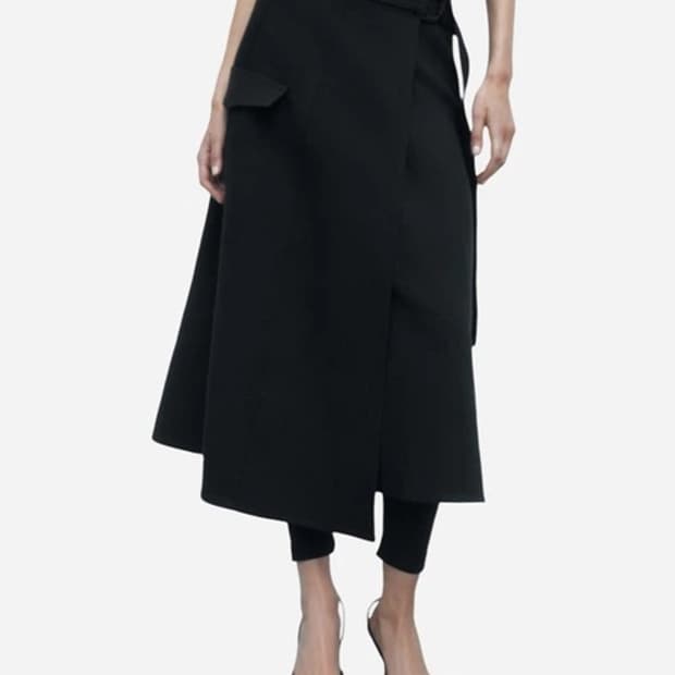 Zara 자라 랩 미디 스커트