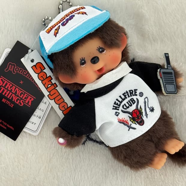 새상품 몬치치 기묘한이야기 헬파이어클럽 키링 