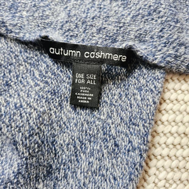 어텀 캐시미어 페더웨이트 랩 머플러 