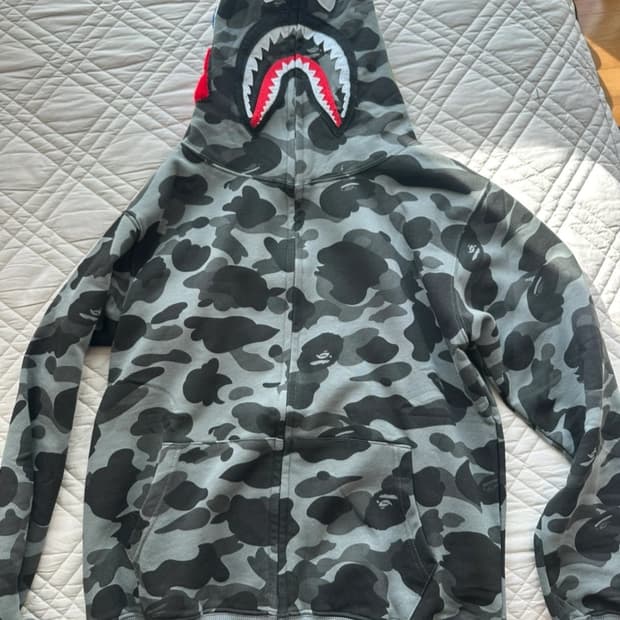 베이프 샤크후드 흑계 새상품 m 급처