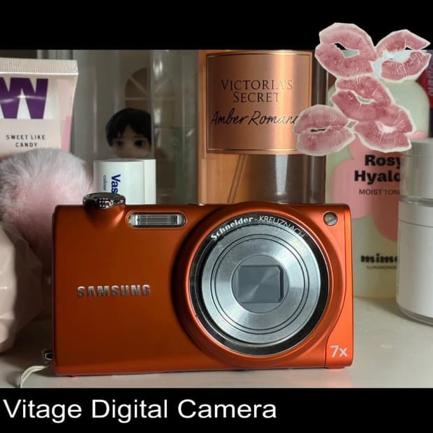(!희귀 매물!) 삼성 ST5000 빈티지 디카 오렌지 vitage ca