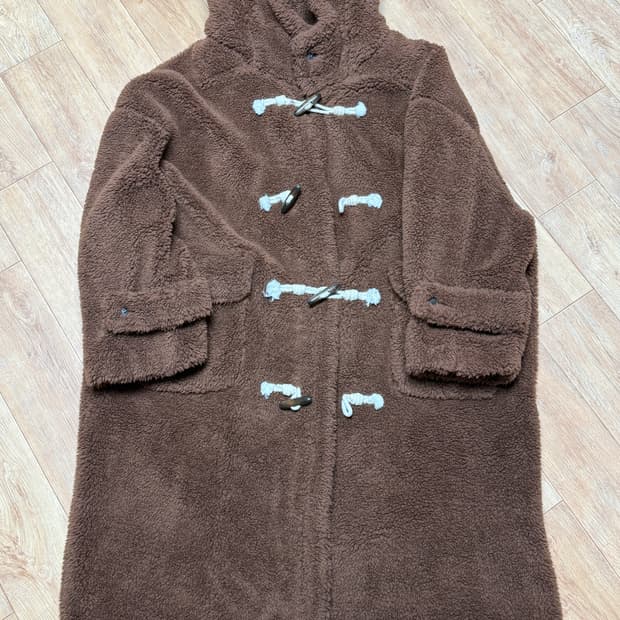 브라운 퍼 코트 뽀글이 코트 