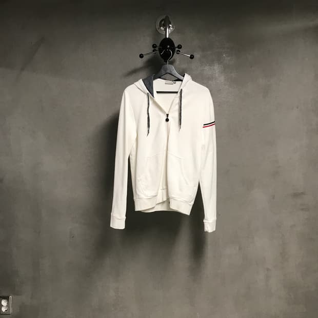 몽클레어 후드 집업 화이트 M