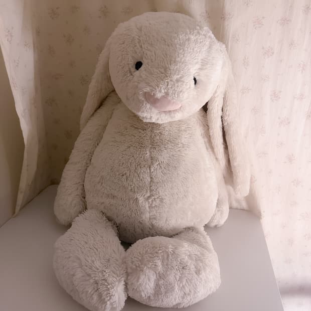 젤리캣 빅버니 크림 67cm 대형인형