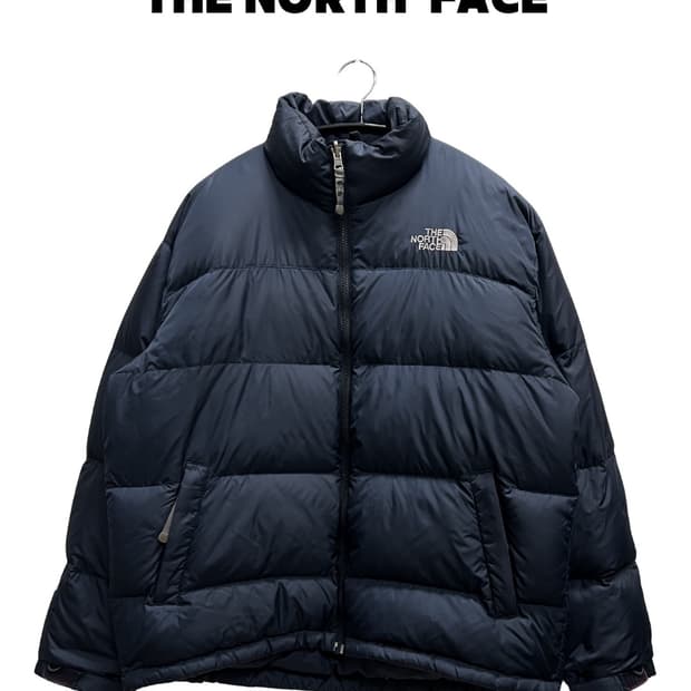 노스페이스 550필 구스다운 눕시 자켓 네이비
