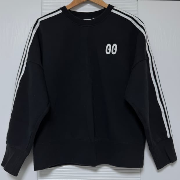 아디다스 눈 맨투맨 블랙 L (희귀)