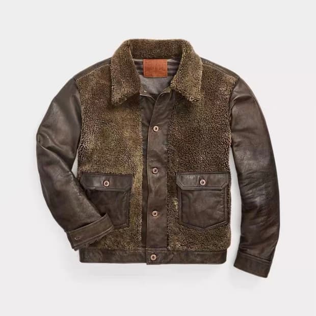 rrl 그리즐리자켓 L