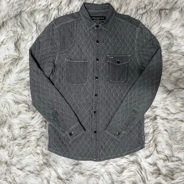 [S] 올세인츠 퀄팅 워크 셔츠