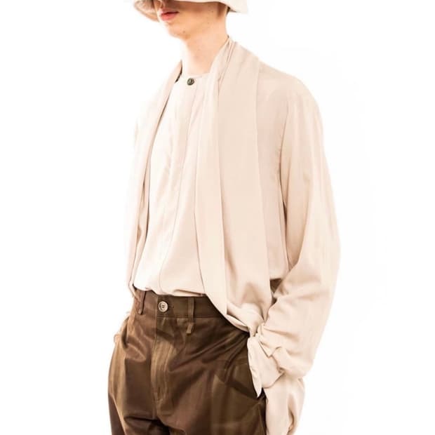 지용킴 22AW 드레이핑 셔츠