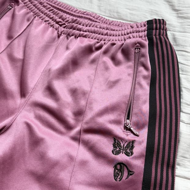 M 니들스 x 카에 다나카 트랙 팬츠 폴리 스무스 핑크 트랙팬츠