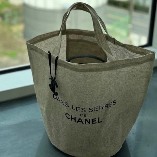 샤넬 동백정원 린넨 토트백 에코백
