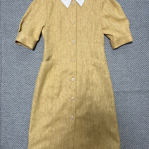 프롬비기닝 옐로 원피스 정품