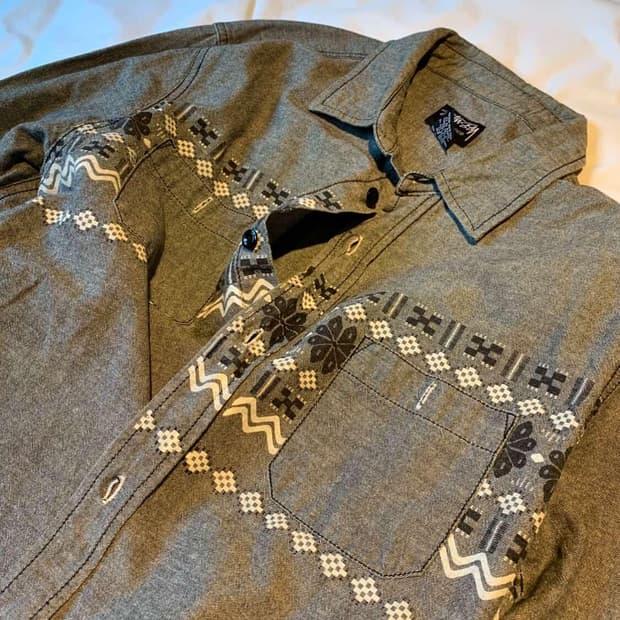 스투시 빈티지체크 셔츠