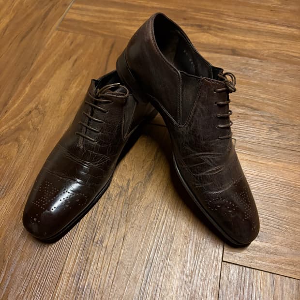 LOUIS VUITTON SEMI BROGUE OXFORD