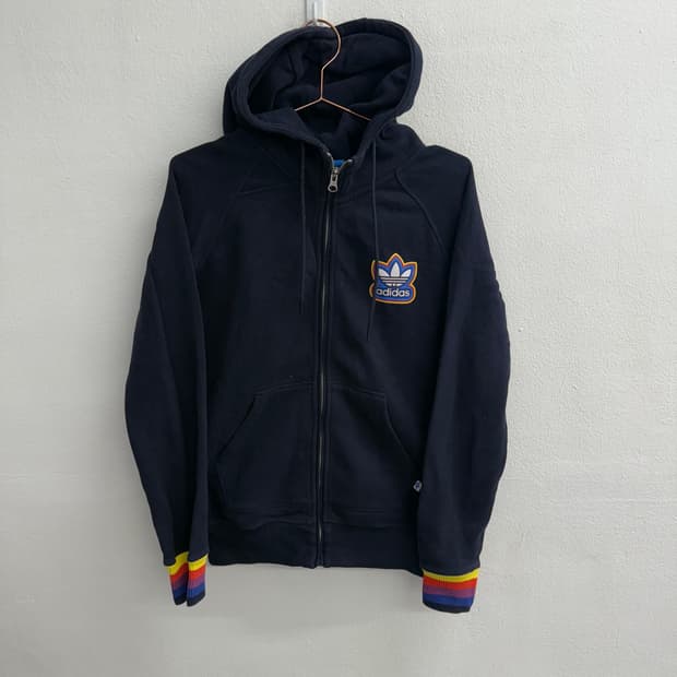 아디다스 오리지널 네이비 후드집업 (95)
