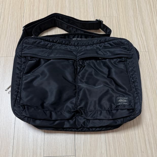 포터 탱커 숄더백 XL 블랙