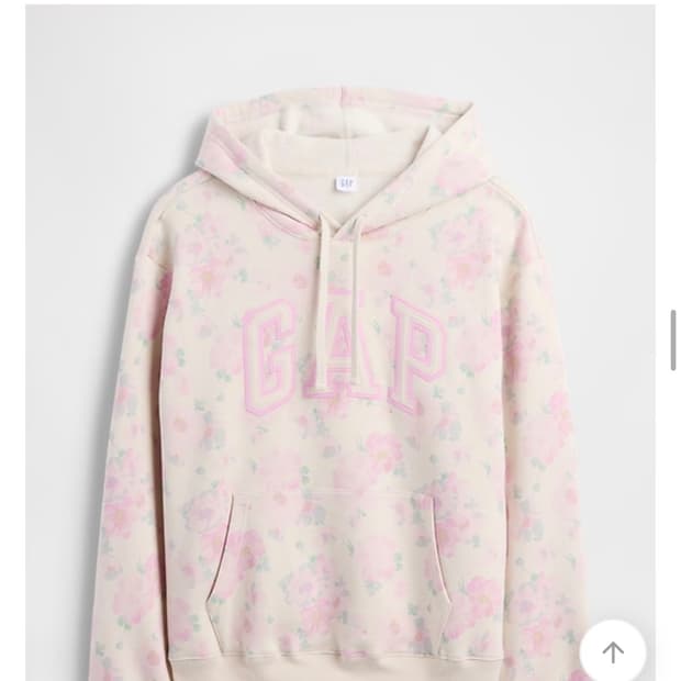 Gap pink floral 후드