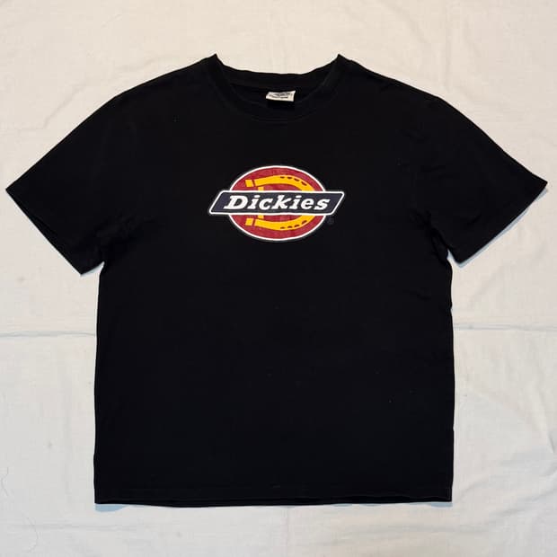 디키즈 트리 로고 반팔 티셔츠 블랙