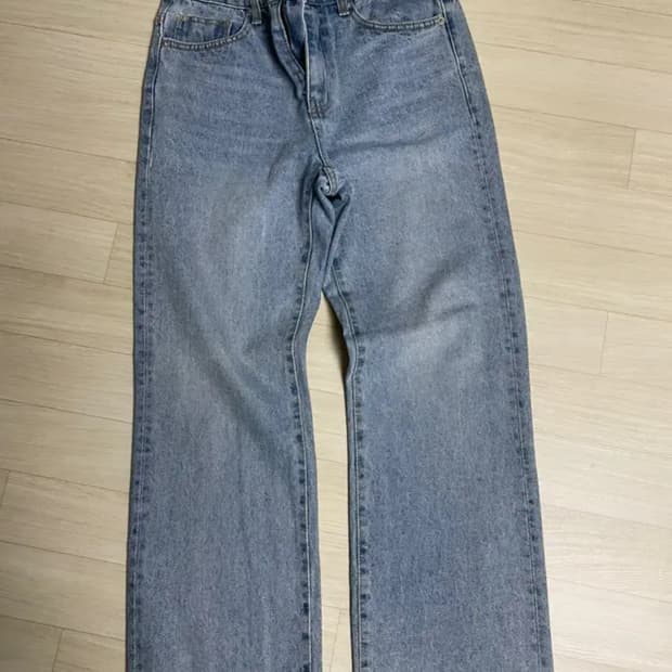 뉴치프시크 세미와이드 연청데님진