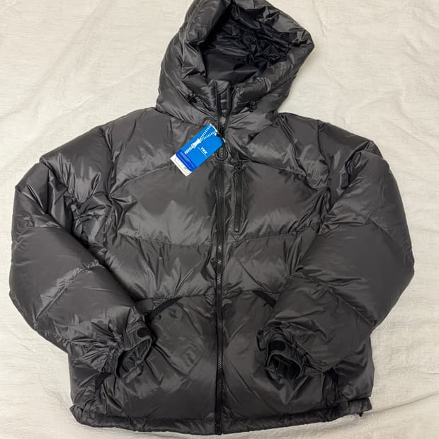 아웃스탠딩 폴라 구스다운 파카 패딩 - 챠콜 L사이즈