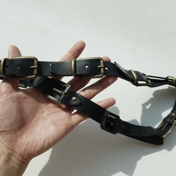 Alchimia leather belt