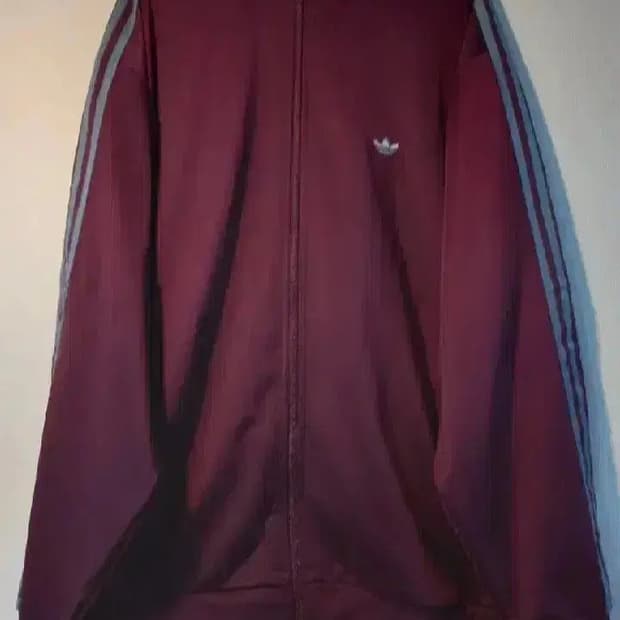아디다스 BB트랙탑 마룬 와인 버건디 저지 져지집업 100/L
