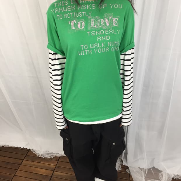 Melrose Green Graphic T-Shirt