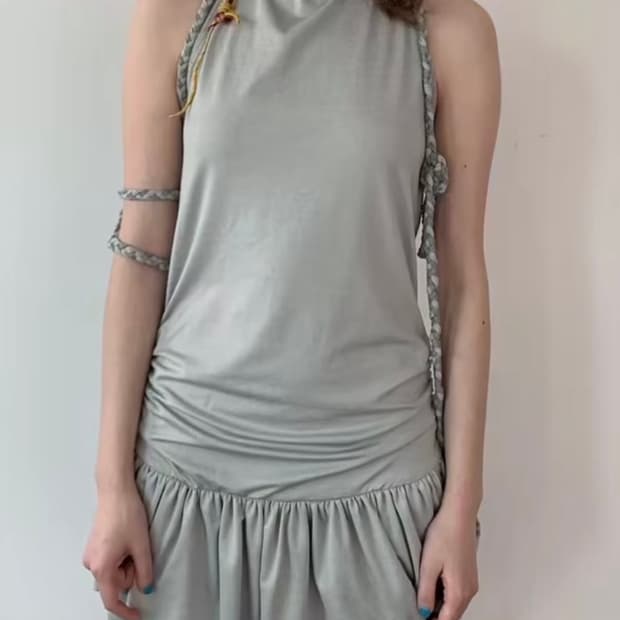 샵페어리 홀터넥 드레스