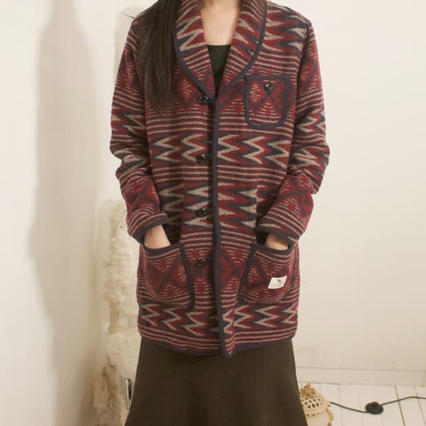 navajo wool coat