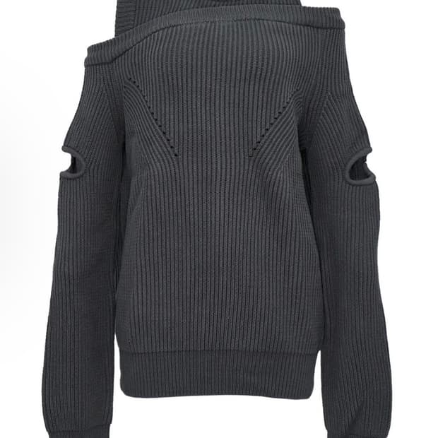 Asymmetric Layered Knit Top