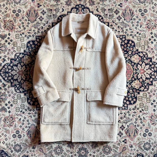 아뇨나 알파카 모헤어 더플코트 100