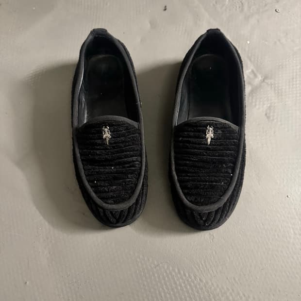 크롬하츠 코듀로이 슬리퍼 , 로퍼