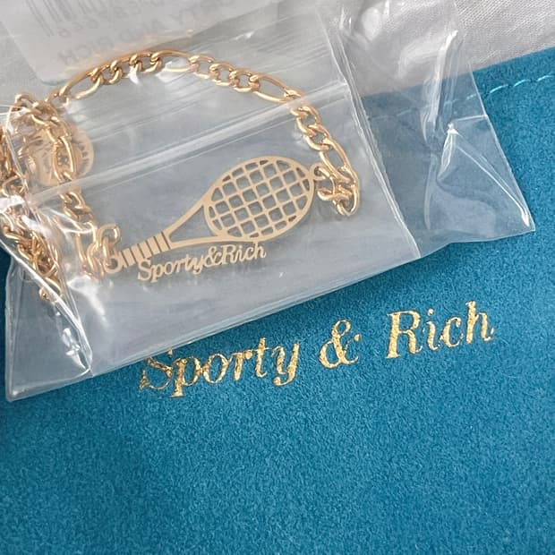(새상품)Sporty & Rich 스포티앤리치 테니스 팔찌