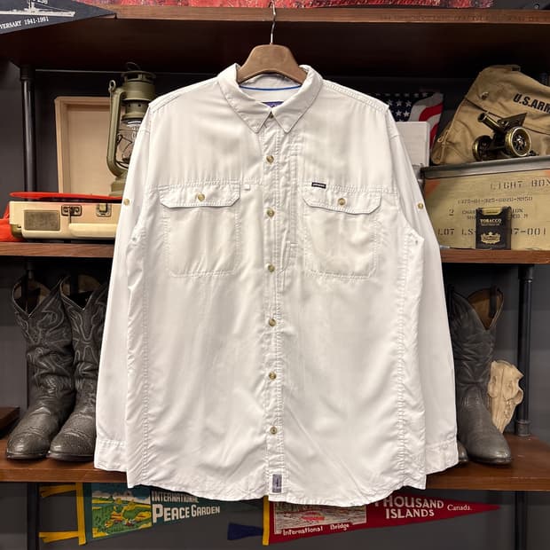 파타고니아 PFG라인 아웃도어 피싱셔츠 썬 프로텍션 넥카라 N956